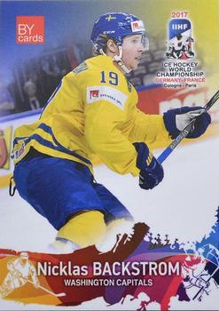 2017 BY Cards IIHF World Championship #SWE/2017-14 Nicklas Backstrom Front