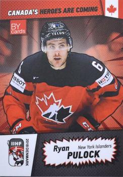 2018 BY Cards IIHF World Championship (Unlicensed) #CAN/2018-06 Ryan Pulock Front