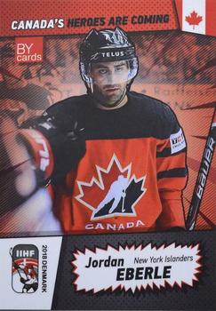 2018 BY Cards IIHF World Championship (Unlicensed) #CAN/2018-12 Jordan Eberle Front