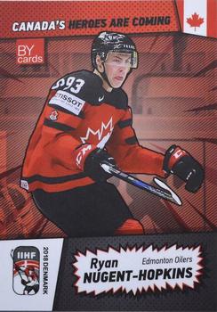 2018 BY Cards IIHF World Championship (Unlicensed) #CAN/2018-24 Ryan Nugent-Hopkins Front