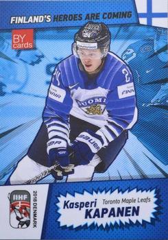 2018 BY Cards IIHF World Championship (Unlicensed) #FIN/2018-18 Kasperi Kapanen Front