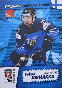 2018 BY Cards IIHF World Championship (Unlicensed) #FIN/2018-19 Pekka Jormakka Front