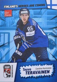 2018 BY Cards IIHF World Championship (Unlicensed) #FIN/2018-24 Teuvo Teravainen Front