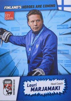 2018 BY Cards IIHF World Championship (Unlicensed) #FIN/2018-26 Lauri Marjamaki Front