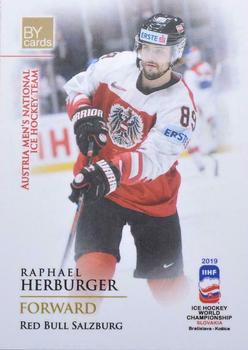 2019 BY Cards IIHF World Championship #AUT/2019-23 Raphael Herburger Front