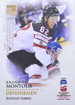 2019 BY Cards IIHF World Championship #CAN/2019-10 Brandon Montour Front