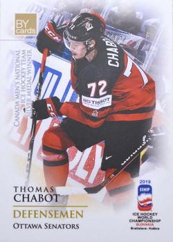 2019 BY Cards IIHF World Championship #CAN/2019-11 Thomas Chabot Front