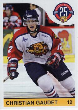 2021-22 Moncton Wildcats (QMJHL) Top-25 All-Time #17 Christian Gaudet Front