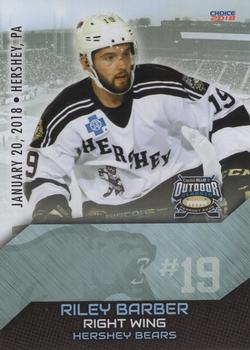 2018 Choice AHL Outdoor Classic #02 Riley Barber Front