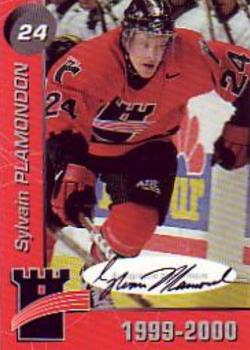 1999-00 Cartes, Timbres et Monnaies Sainte-Foy Quebec Remparts (QMJHL) Autographs #14 Sylvain Plamondon Front