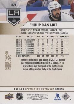 2021-22 Upper Deck - Silver Foil #576 Phillip Danault Back