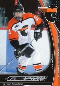 2003-04 Extreme Magog Cantonniers (QMAAA) #NNO Ryan Spaulding Front