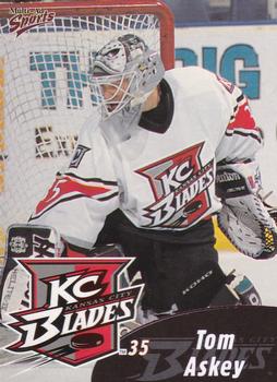 1999-00 Multi-Ad Kansas City Blades (IHL) #1 Tom Askey Front