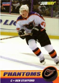 2002-03 Choice Philadelphia Phantoms (AHL) #16 Ben Stafford Front