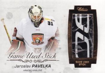 2017-18 OFS Classic - Game Used Stick #GUS-15 Jaroslav Pavelka Front