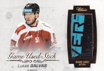 2017-18 OFS Classic - Game Used Stick #GUS-19 Lukas Galvas Front