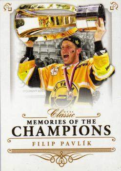 2015-16 OFS Classic Série I - Memories Of The Champions Gold #MOC-06 Filip Pavlik Front