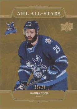 2021-22 Upper Deck AHL - AHL All-Stars Gold #AS-18 Nathan Todd Front