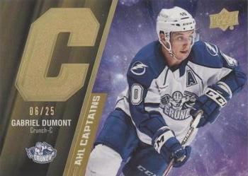 2021-22 Upper Deck AHL - Captains Gold #L-10 Gabriel Dumont Front