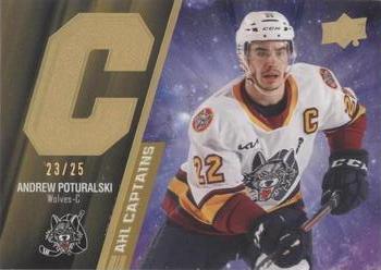2021-22 Upper Deck AHL - Captains Gold #L-11 Andrew Poturalski Front