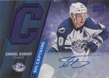 2021-22 Upper Deck AHL - Captains Autographs #L-10 Gabriel Dumont Front