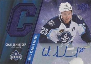 2021-22 Upper Deck AHL - Captains Autographs #L-12 Cole Schneider Front