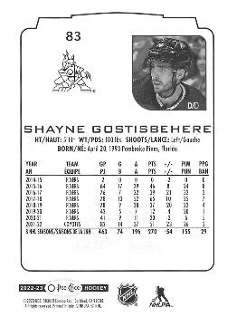 2022-23 O-Pee-Chee #83 Shayne Gostisbehere Back