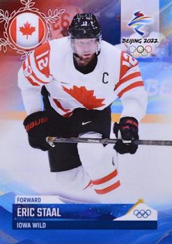 2022 BY Cards Beijing Olympics (Unlicensed) #CAN/OLYMP/2022-14 Eric Staal Front