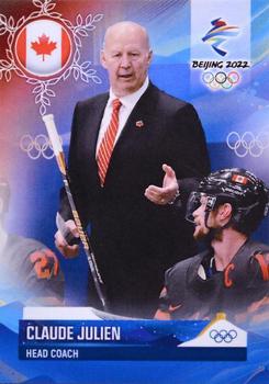 2022 BY Cards Beijing Olympics (Unlicensed) #CAN/OLYMP/2022-25 Claude Julien Front