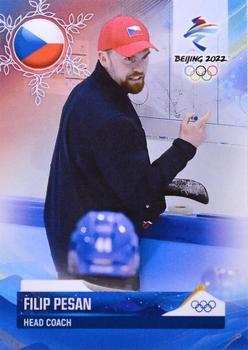 2022 BY Cards Beijing Olympics (Unlicensed) #CZE/OLYMP/2022-24 Filip Pesan Front