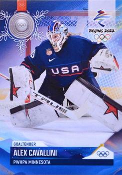 2022 BY Cards Beijing Olympics (Unlicensed) #USA/OLYMP/2022-30 Alex Cavallini Front