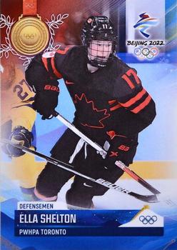 2022 BY Cards Beijing Olympics (Unlicensed) #CAN/OLYMP/2022-31 Ella Shelton Front