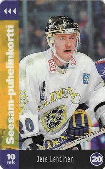 1994 Seesam Turun Palloseura Phonecards #D124 Jere Lehtinen Front