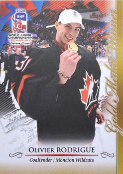2020 BY Cards IIHF U20 World Championship (Unlicensed) #CAN/U20/2020-03 Olivier Rodrigue Front