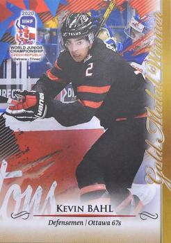 2020 BY Cards IIHF U20 World Championship (Unlicensed) #CAN/U20/2020-04 Kevin Bahl Front