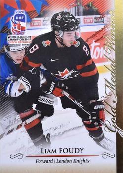 2020 BY Cards IIHF U20 World Championship (Unlicensed) #CAN/U20/2020-38 Liam Foudy Front