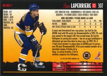 1994-95 O-Pee-Chee Premier #307 Ian Laperriere Back