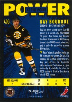 1994-95 O-Pee-Chee Premier #490 Ray Bourque Back