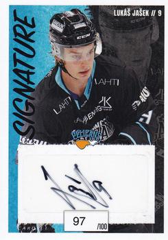 2022-23 Cardset Finland - Signature #NNO Lukas Jasek Front