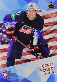 2021 AMPIR IIHF World Championship (Unlicensed) #USA13 Kevin Rooney Front