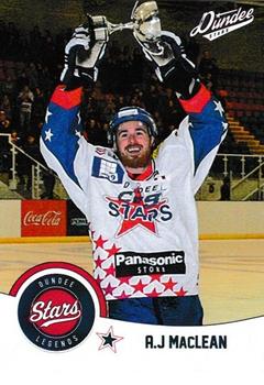2021 Dundee Stars Legends (EIHL) #DSL 28 A.J. MacLean Front