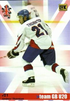 2005 Cardtraders Great Britain U20 #19 Andrew Thornton Front