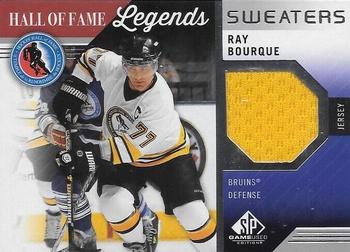 2021-22 SP Game Used - HOF Legends Sweaters #HOF-RB Ray Bourque Front