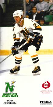 1988-89 Pro Ex American Dairy Minnesota North Stars #NNO Dino Ciccarelli Front