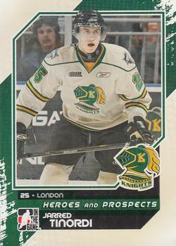 2010-11 In The Game Heroes and Prospects #25 Jarred Tinordi Front