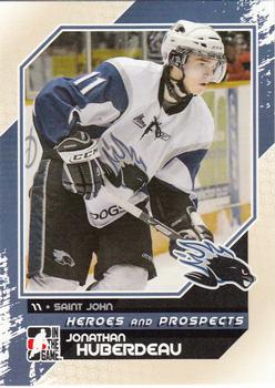 2010-11 In The Game Heroes and Prospects #53 Jonathan Huberdeau Front