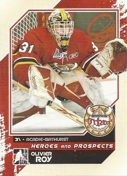 2010-11 In The Game Heroes and Prospects #60 Olivier Roy Front
