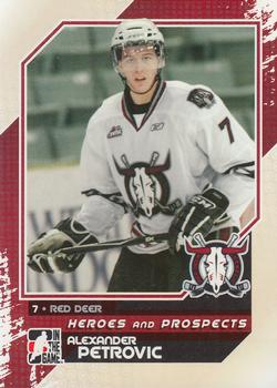 2010-11 In The Game Heroes and Prospects #70 Alexander Petrovic Front