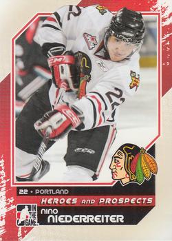 2010-11 In The Game Heroes and Prospects #83 Nino Niederreiter Front