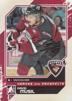 2010-11 In The Game Heroes and Prospects #87 David Musil Front